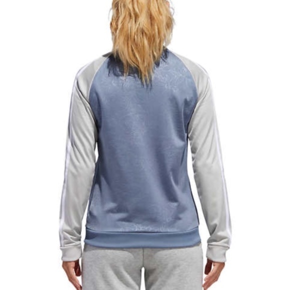 LAST ONE!! Adidas Embossed Track Jacket Full Zip - Picture 2 of 10